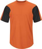 Majestic Premier Colorblocked Crew Baseball Jersey Majestic Premier Colorblocked Crew Baseball Jersey