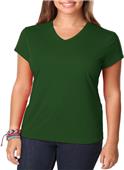 Blue Generation Womens Moisture Wicking V-Neck Tee Blue Generation Womens Moisture Wicking V-Neck Tee