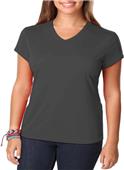 Blue Generation Womens Moisture Wicking V-Neck Tee Blue Generation Womens Moisture Wicking V-Neck Tee