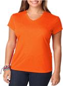 Blue Generation Womens Moisture Wicking V-Neck Tee Blue Generation Womens Moisture Wicking V-Neck Tee