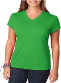 Blue Generation Womens Moisture Wicking V-Neck Tee Blue Generation Womens Moisture Wicking V-Neck Tee