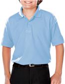 Blue Generation Youth Moisture Wicking Polo Blue Generation Youth Moisture Wicking Polo