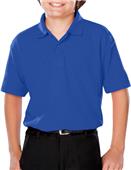 Blue Generation Youth Moisture Wicking Polo Blue Generation Youth Moisture Wicking Polo