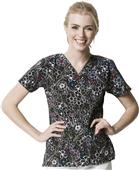 WonderWink Womens Golf Print Scrub Top WonderWink Womens Golf Print Scrub Top