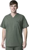 WonderWink Mens Honor WonderFLEX Utility Scrub Top WonderWink Mens Honor WonderFLEX Utility Scrub Top