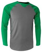 Baw Men's Xtreme-Tek Long Sleeve Baseball Shirt Baw Men's Xtreme-Tek Long Sleeve Baseball Shirt