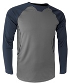 Baw Men's Xtreme-Tek Long Sleeve Baseball Shirt Baw Men's Xtreme-Tek Long Sleeve Baseball Shirt