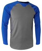 Baw Men's Xtreme-Tek Long Sleeve Baseball Shirt Baw Men's Xtreme-Tek Long Sleeve Baseball Shirt
