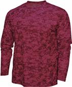 Baw Men/Youth Xtreme-Tek Digital Camo LS Shirt Baw Men/Youth Xtreme-Tek Digital Camo LS Shirt