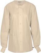 Cherokee Unisex Snap Front Warm-up Scrub Jacket Cherokee Unisex Snap Front Warm-up Scrub Jacket