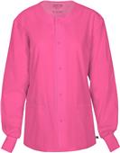 Cherokee Unisex Snap Front Warm-up Scrub Jacket Cherokee Unisex Snap Front Warm-up Scrub Jacket