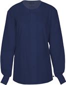 Cherokee Unisex Snap Front Warm-up Scrub Jacket Cherokee Unisex Snap Front Warm-up Scrub Jacket