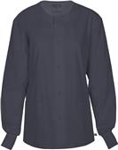 Cherokee Unisex Snap Front Warm-up Scrub Jacket Cherokee Unisex Snap Front Warm-up Scrub Jacket