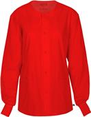 Cherokee Unisex Snap Front Warm-up Scrub Jacket Cherokee Unisex Snap Front Warm-up Scrub Jacket