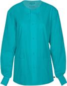 Cherokee Unisex Snap Front Warm-up Scrub Jacket Cherokee Unisex Snap Front Warm-up Scrub Jacket