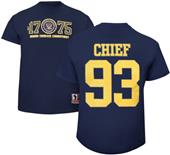 Battlefield Collection Navy Chief Jersey Tees Battlefield Collection Navy Chief Jersey Tees