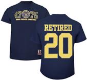 Battlefield Collection Navy Retired Jersey Tee Battlefield Collection Navy Retired Jersey Tee