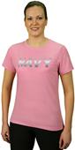 Battlefield Collection Navy Women's Glitter Tee Battlefield Collection Navy Women's Glitter Tee