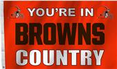 NFL Your're In Brown Country 3' x 5' Flag NFL Your're In Brown Country 3' x 5' Flag