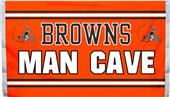 NFL Cleveland Browns Man Cave 3' x 5' Flag NFL Cleveland Browns Man Cave 3' x 5' Flag