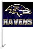 NFL Baltimore Ravens 2-Sided 11" x 14" Car Flag NFL Baltimore Ravens 2-Sided 11" x 14" Car Flag