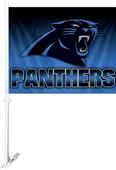 NFL Carolina Panthers 2-Sided 11" x 14" Car Flag NFL Carolina Panthers 2-Sided 11" x 14" Car Flag