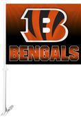 NFL Cincinnati Bengals 2-Sided 11" x 14" Car Flag NFL Cincinnati Bengals 2-Sided 11" x 14" Car Flag