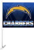 NFL San Diego Chargers 2-Sided 11"x14" Car Flag NFL San Diego Chargers 2-Sided 11"x14" Car Flag