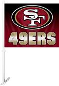 NFL San Francisco 49er's 2-Sided 11"x14" Car Flag NFL San Francisco 49er's 2-Sided 11"x14" Car Flag