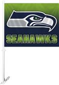 NFL Seattle Seahawks 2-Sided 11"x14" Car Flag NFL Seattle Seahawks 2-Sided 11"x14" Car Flag