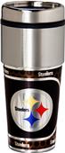 NFL Pittsburgh Steelers Stainless Travel Tumbler NFL Pittsburgh Steelers Stainless Travel Tumbler