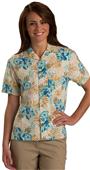 Edwards Unisex Tropical Hibiscus Camp Shirt Edwards Unisex Tropical Hibiscus Camp Shirt