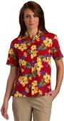 Edwards Unisex Tropical Hibiscus Camp Shirt Edwards Unisex Tropical Hibiscus Camp Shirt