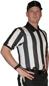 Cliff Keen 2" Stripe Football Officials S/S Shirt Cliff Keen 2" Stripe Football Officials S/S Shirt