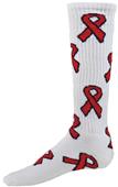 Red Lion Ribbon For Many Causes OTC Socks Red Lion Ribbon For Many Causes OTC Socks