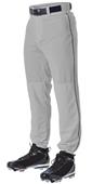 Alleson 605PLPY Youth Baseball Pants w/Piping CO Alleson 605PLPY Youth Baseball Pants w/Piping CO