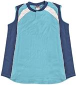 VKM Women's Sleeveless Mesh Softball Jerseys-CO VKM Women's Sleeveless Mesh Softball Jerseys-CO