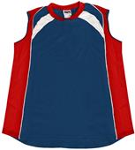 VKM Women's Sleeveless Mesh Softball Jerseys-CO VKM Women's Sleeveless Mesh Softball Jerseys-CO