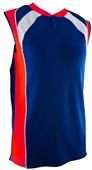 VKM Women's Sleeveless Mesh Softball Jerseys-CO VKM Women's Sleeveless Mesh Softball Jerseys-CO