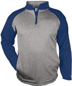 Badger Sport Adult Sport Heather 1/4 Zip Pullover Badger Sport Adult Sport Heather 1/4 Zip Pullover