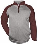 Badger Sport Adult Sport Heather 1/4 Zip Pullover Badger Sport Adult Sport Heather 1/4 Zip Pullover