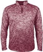 Badger Sport Adult Blend 1/4 Zip Pullover Shirt Badger Sport Adult Blend 1/4 Zip Pullover Shirt