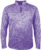 Badger Sport Adult Blend 1/4 Zip Pullover Shirt Badger Sport Adult Blend 1/4 Zip Pullover Shirt