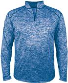 Badger Sport Adult Blend 1/4 Zip Pullover Shirt Badger Sport Adult Blend 1/4 Zip Pullover Shirt