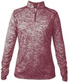 Badger Sport Ladies Blend 1/4 Zip Jackets Badger Sport Ladies Blend 1/4 Zip Jackets