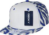 Decky Ziger White Front 6-panel Snapback Caps Decky Ziger White Front 6-panel Snapback Caps