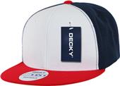 Decky 3 Tone Flat Bill 6-panel Snapback Caps Decky 3 Tone Flat Bill 6-panel Snapback Caps