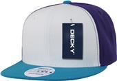 Decky 3 Tone Flat Bill 6-panel Snapback Caps Decky 3 Tone Flat Bill 6-panel Snapback Caps