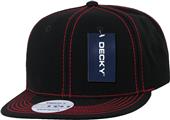 Decky Contra-Stitch 6-panel Snapback Caps Decky Contra-Stitch 6-panel Snapback Caps