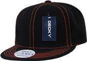 Decky Contra-Stitch 6-panel Snapback Caps Decky Contra-Stitch 6-panel Snapback Caps